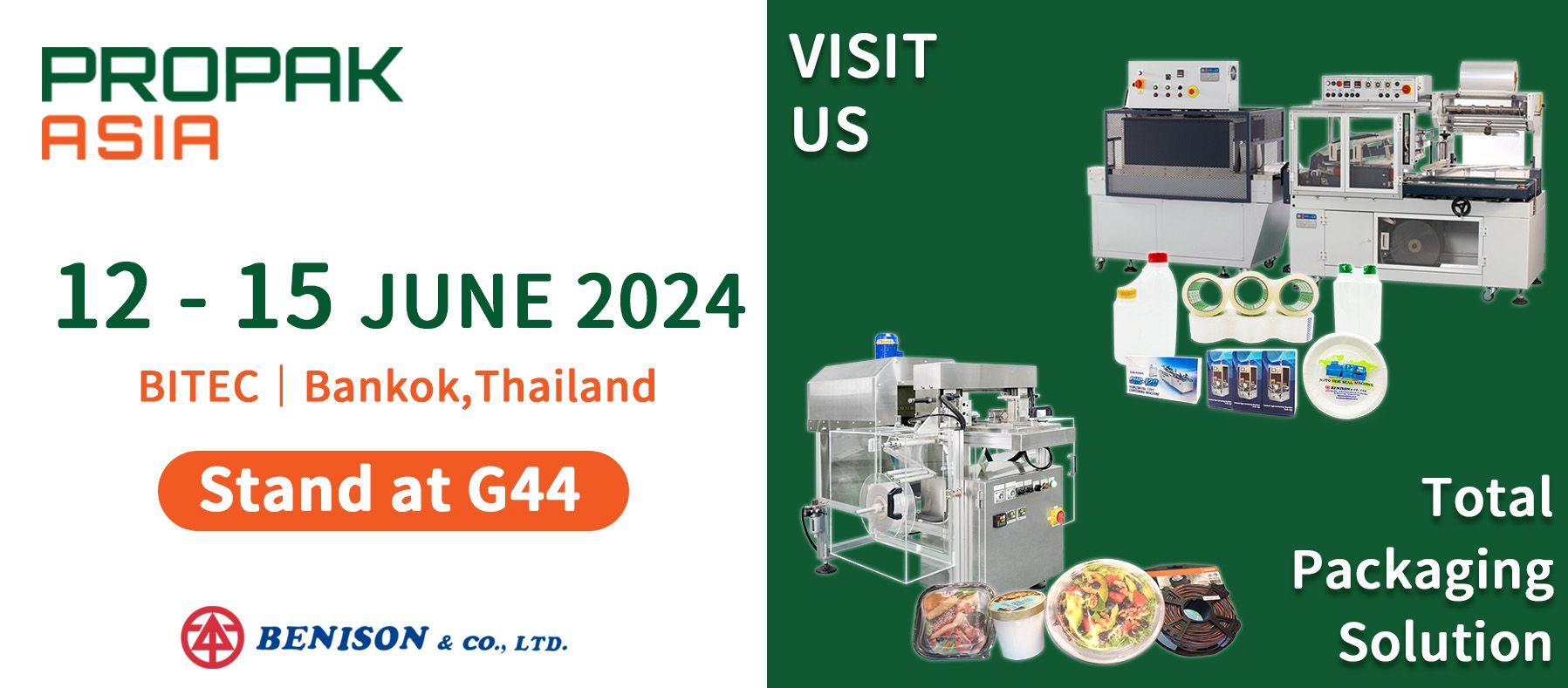 2024 PROPAK ASIA 泰国曼谷食品加工与包装机械展览会