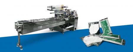 Enroulement de flux｜ Masque médical - Machine d'emballage à flux horizontal, PSA-200BNS pour solution d'emballage de masques