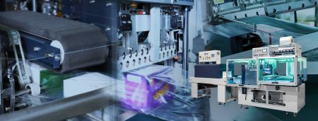 Máquina de Embalagem com Encolhimento Térmico