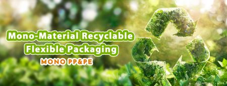 Nachhaltige Zirkuläre Umweltfreundliche Recycelbare Verpackung - High Recycling Rate, Efficient Sorting in Recycling Systems, Contribution to Circular Economy