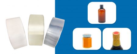 PVC shrink tubing for tamper evidence